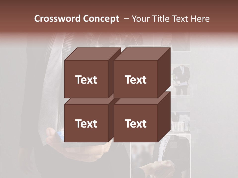 Social Button Electronics PowerPoint Template