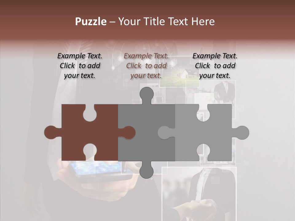 Social Button Electronics PowerPoint Template