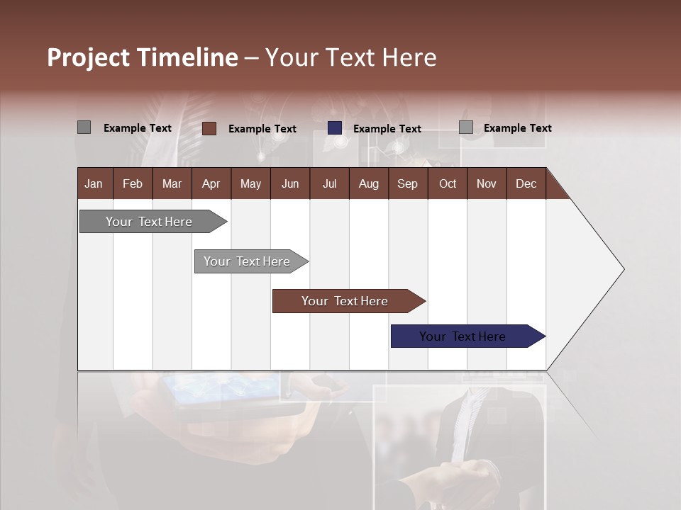 Social Button Electronics PowerPoint Template