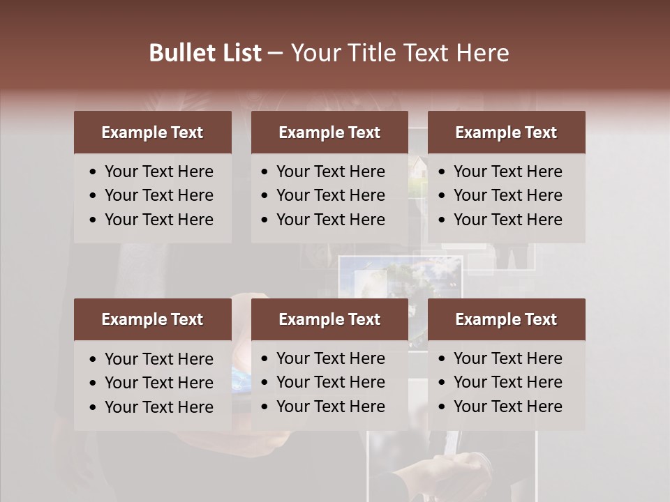 Social Button Electronics PowerPoint Template