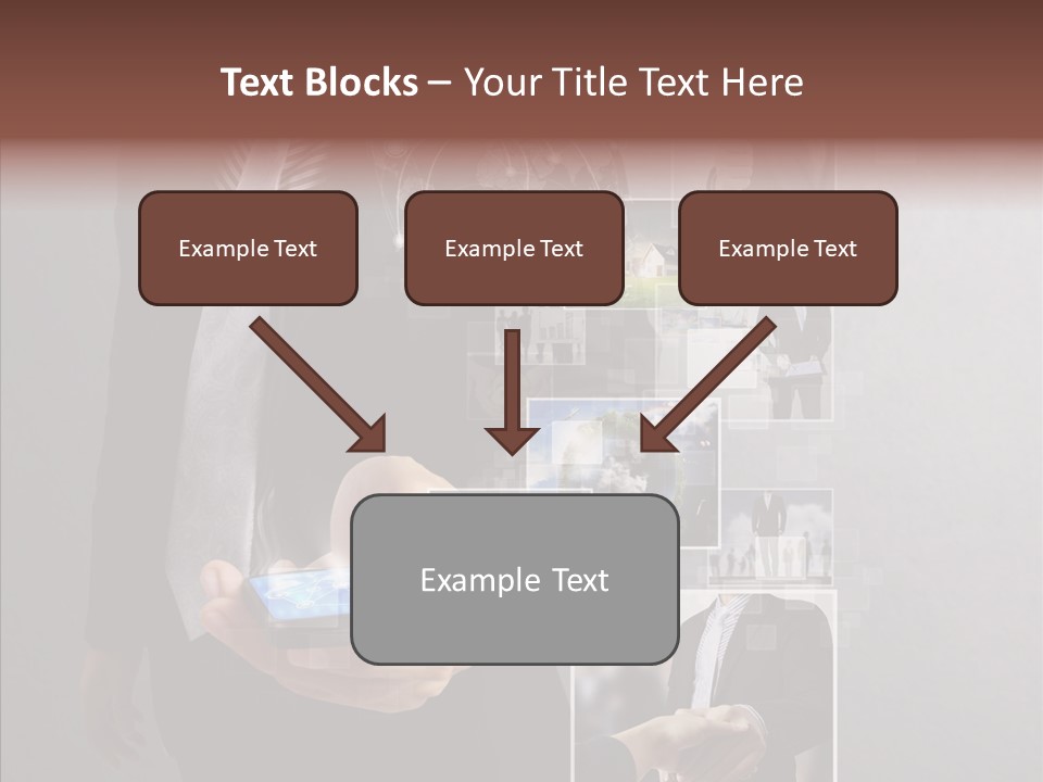 Social Button Electronics PowerPoint Template