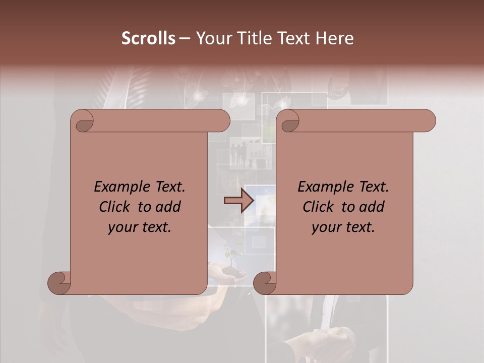Social Button Electronics PowerPoint Template