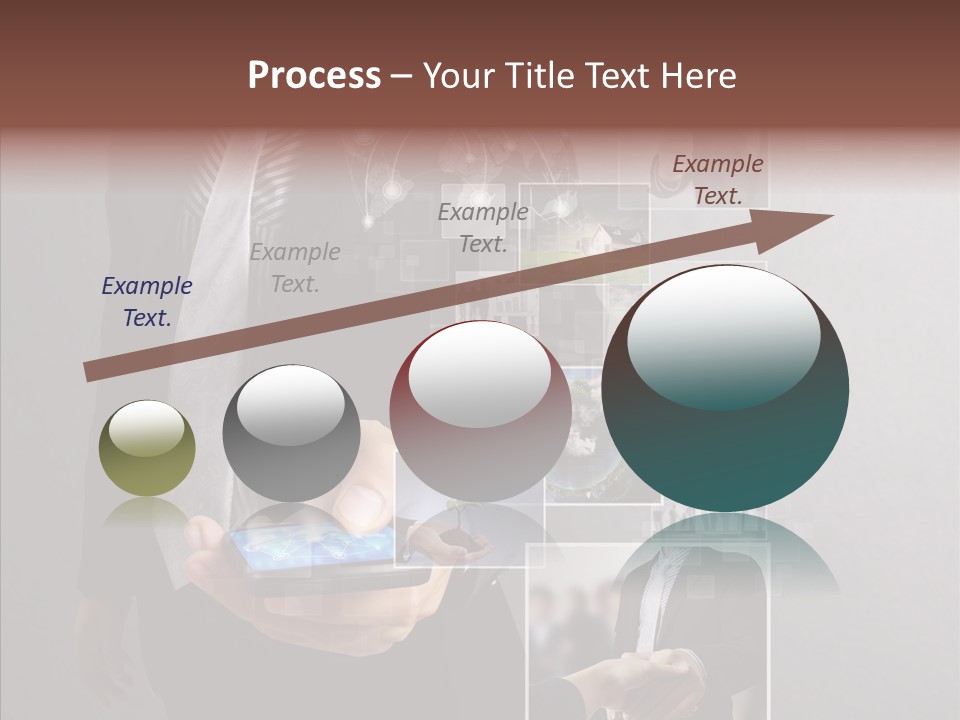 Social Button Electronics PowerPoint Template