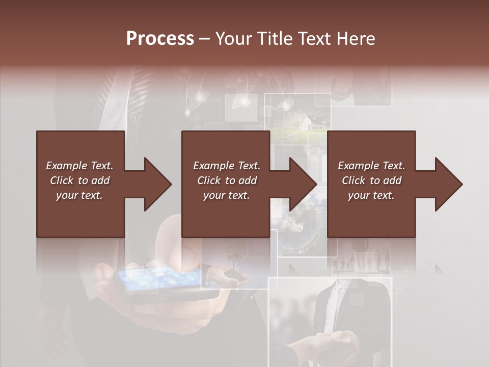 Social Button Electronics PowerPoint Template