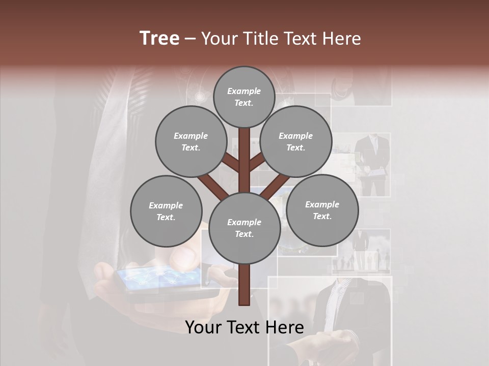 Social Button Electronics PowerPoint Template