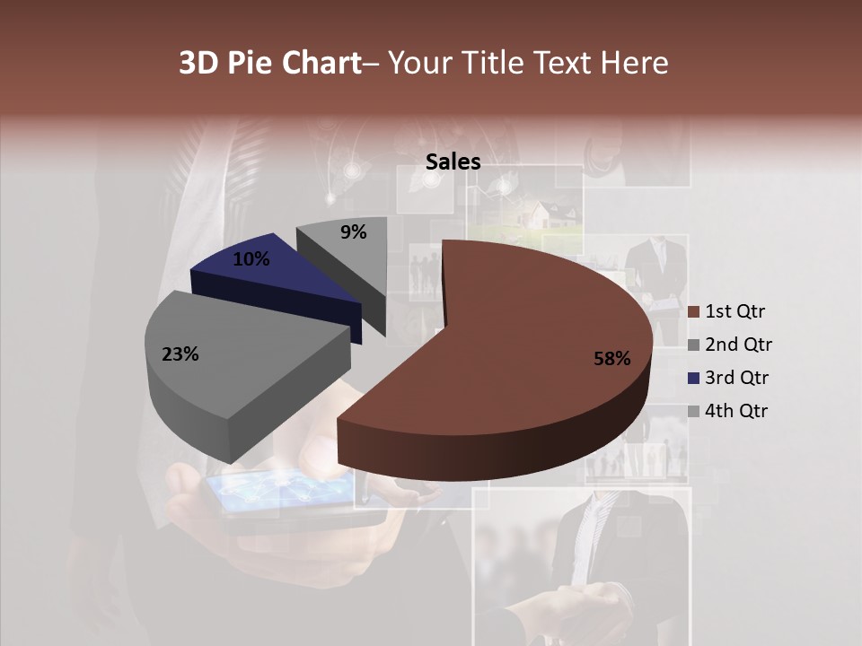 Social Button Electronics PowerPoint Template