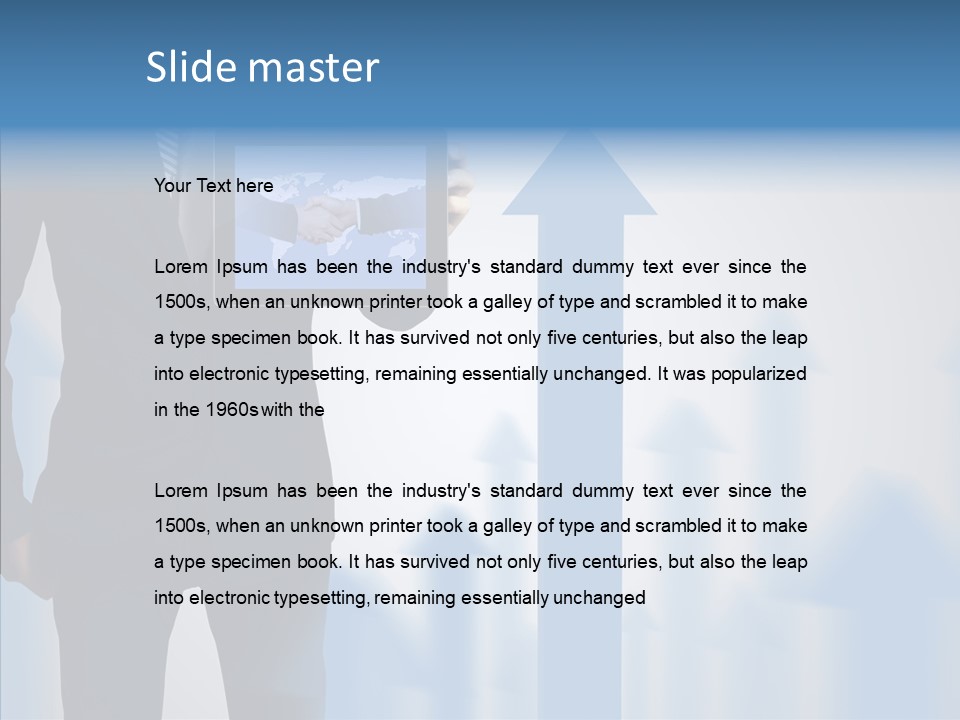 Laptop Computer Finger PowerPoint Template