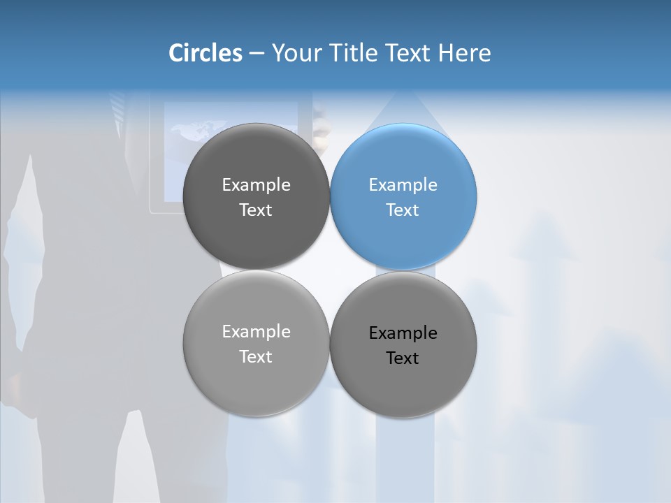 Laptop Computer Finger PowerPoint Template