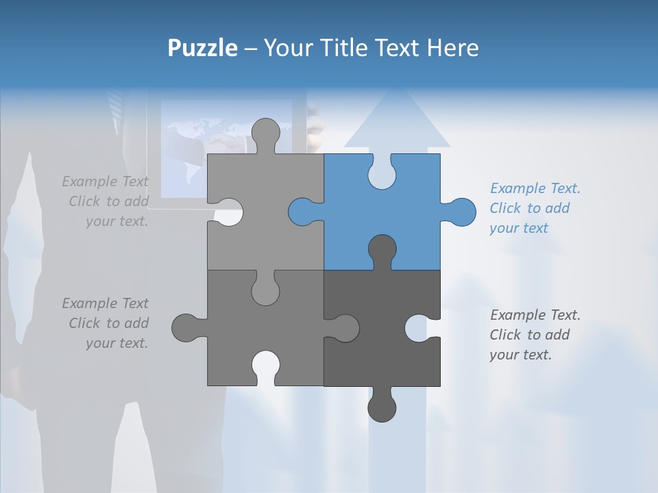 Laptop Computer Finger PowerPoint Template
