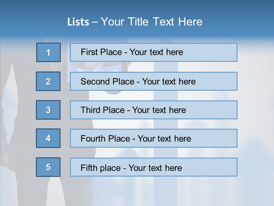 Laptop Computer Finger PowerPoint Template