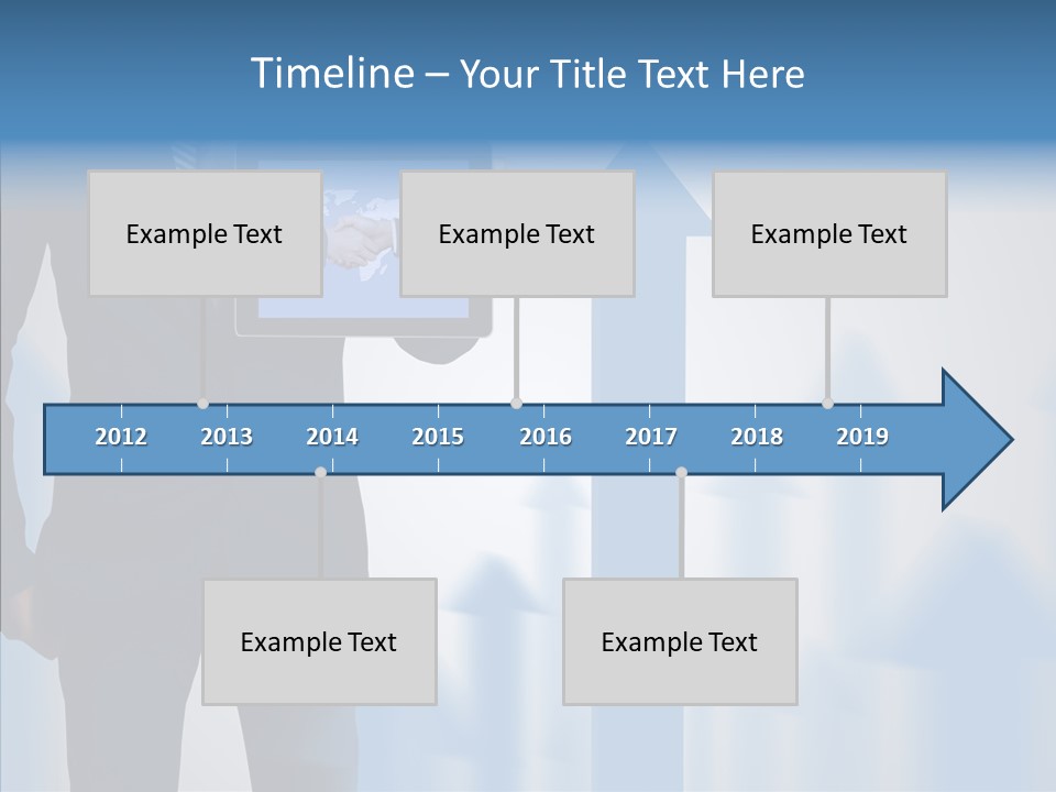 Laptop Computer Finger PowerPoint Template