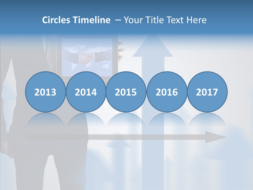 Laptop Computer Finger PowerPoint Template