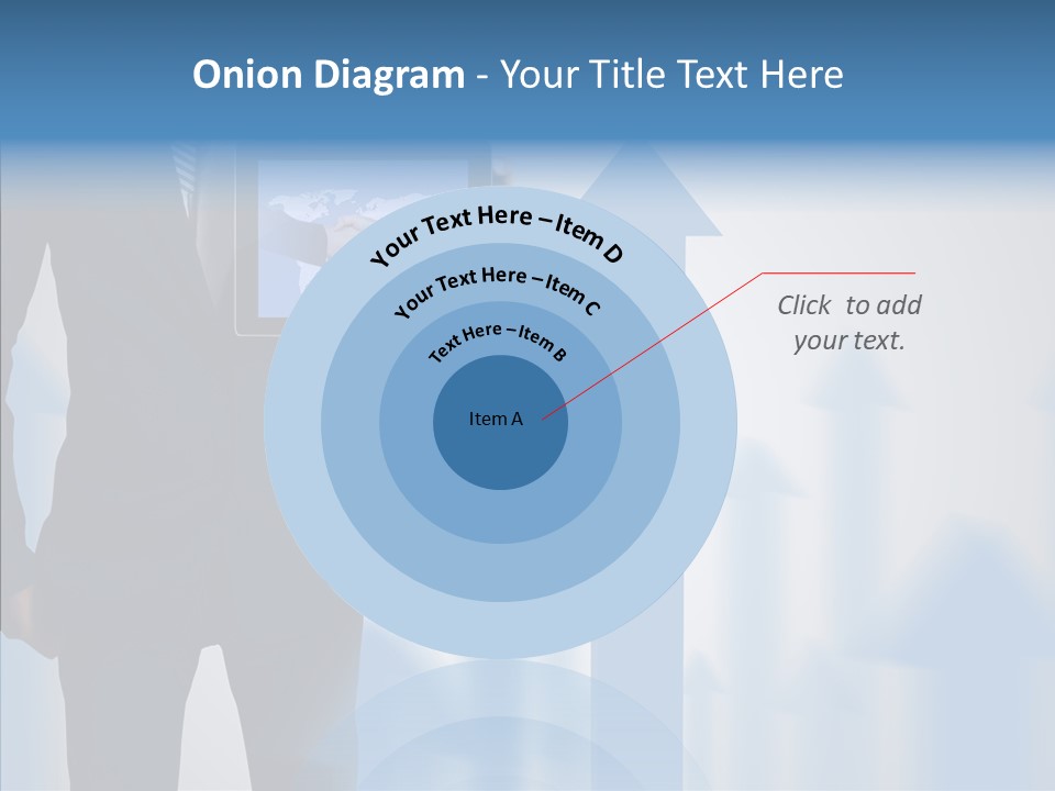 Laptop Computer Finger PowerPoint Template