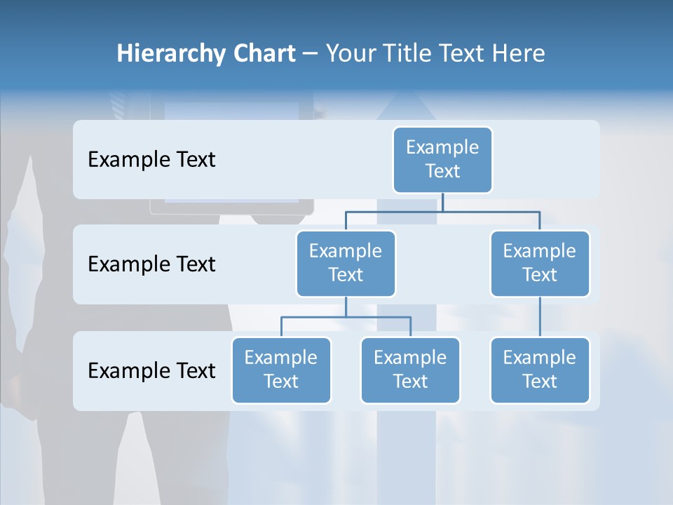 Laptop Computer Finger PowerPoint Template