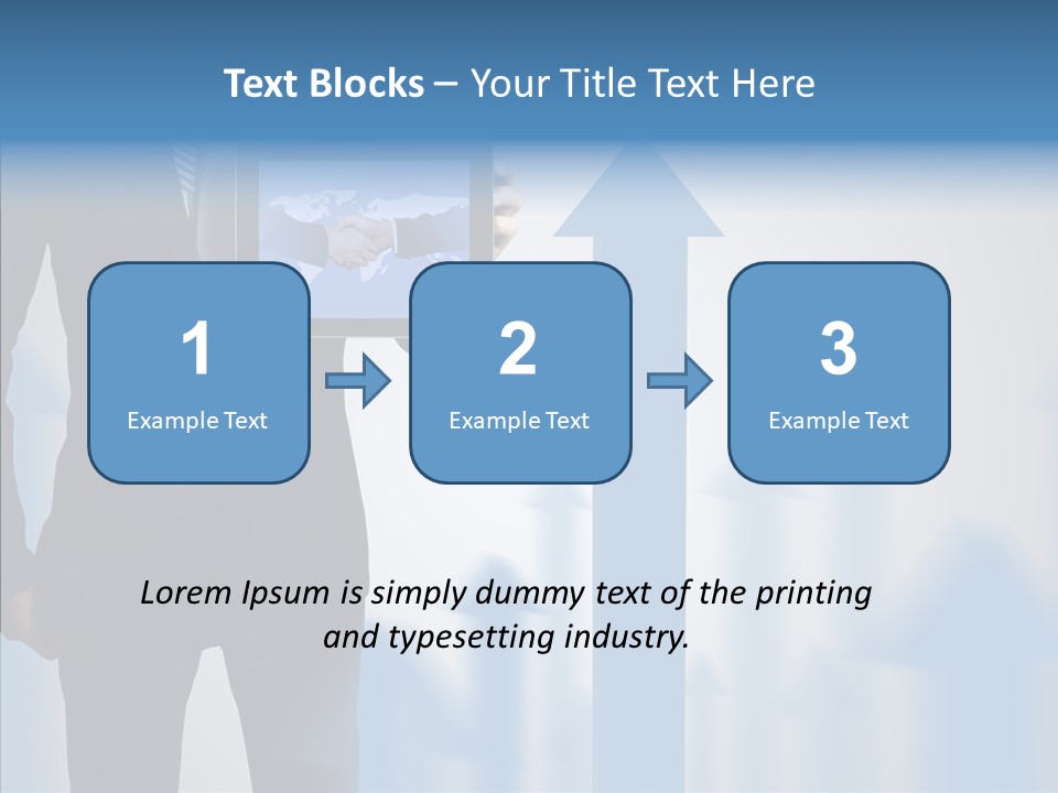 Laptop Computer Finger PowerPoint Template