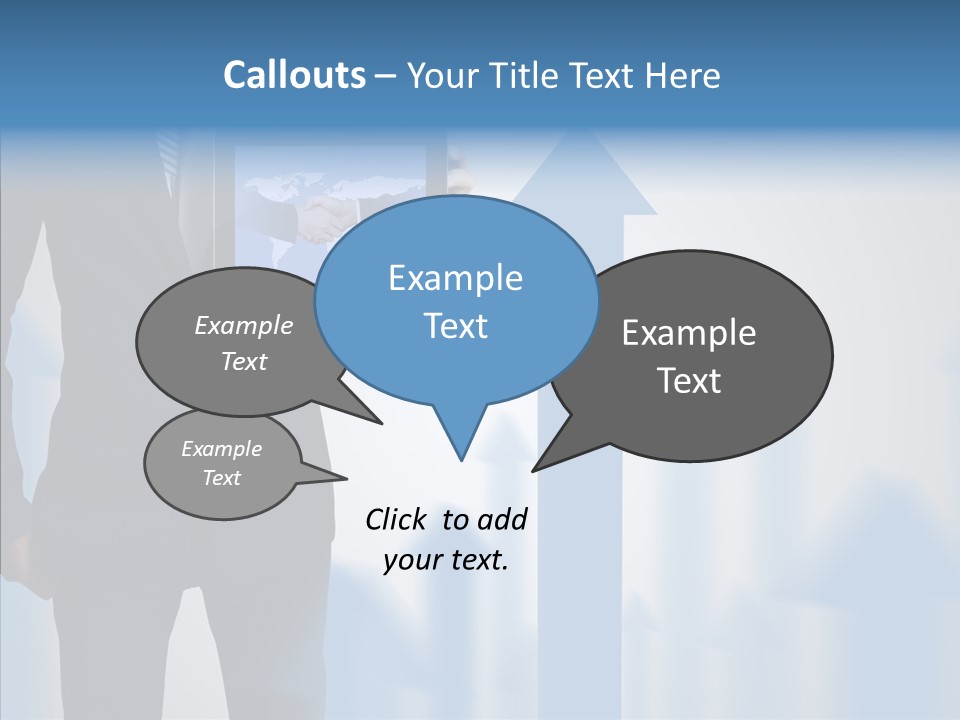 Laptop Computer Finger PowerPoint Template