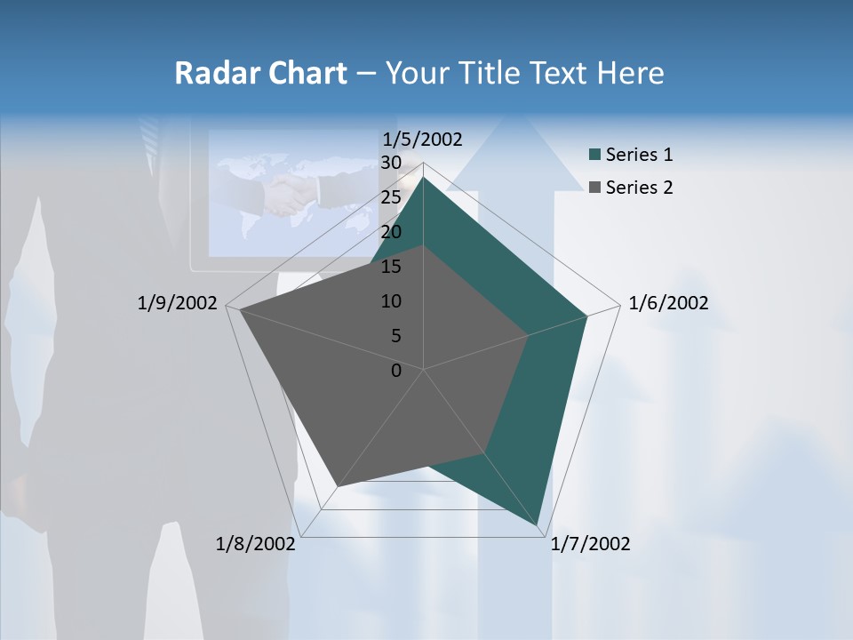 Laptop Computer Finger PowerPoint Template
