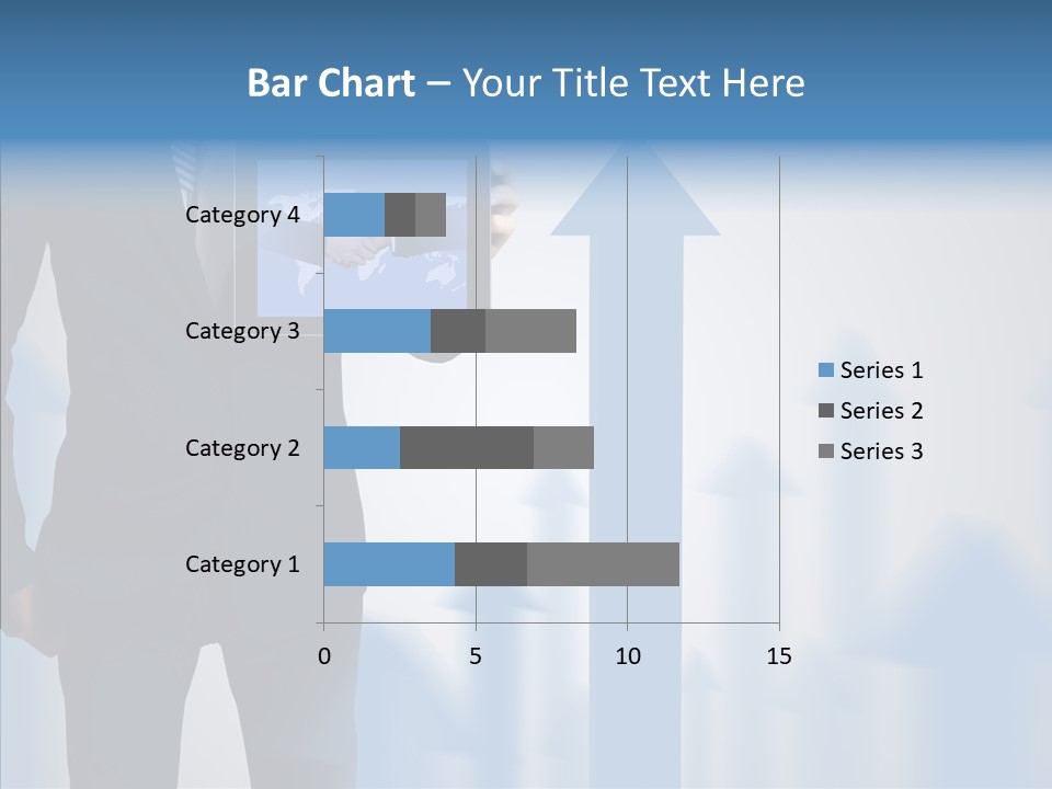 Laptop Computer Finger PowerPoint Template