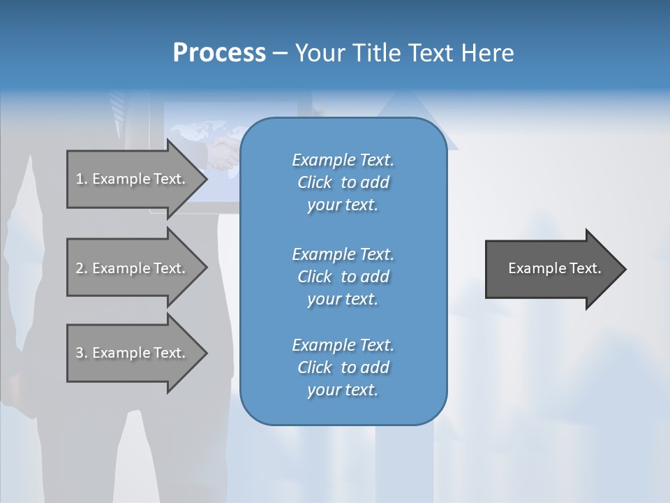Laptop Computer Finger PowerPoint Template