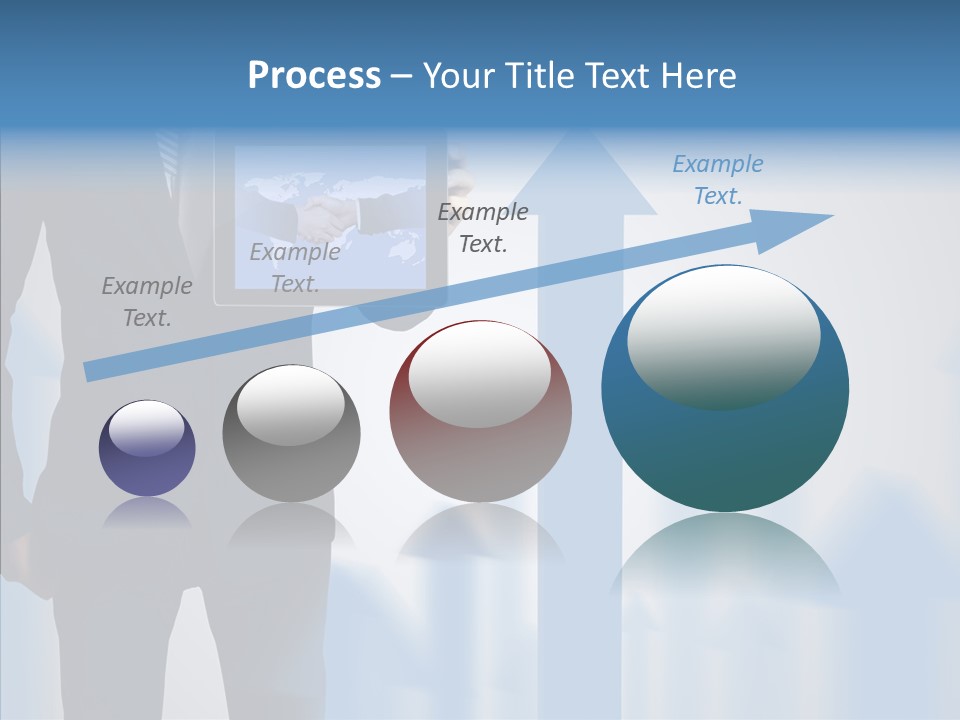Laptop Computer Finger PowerPoint Template