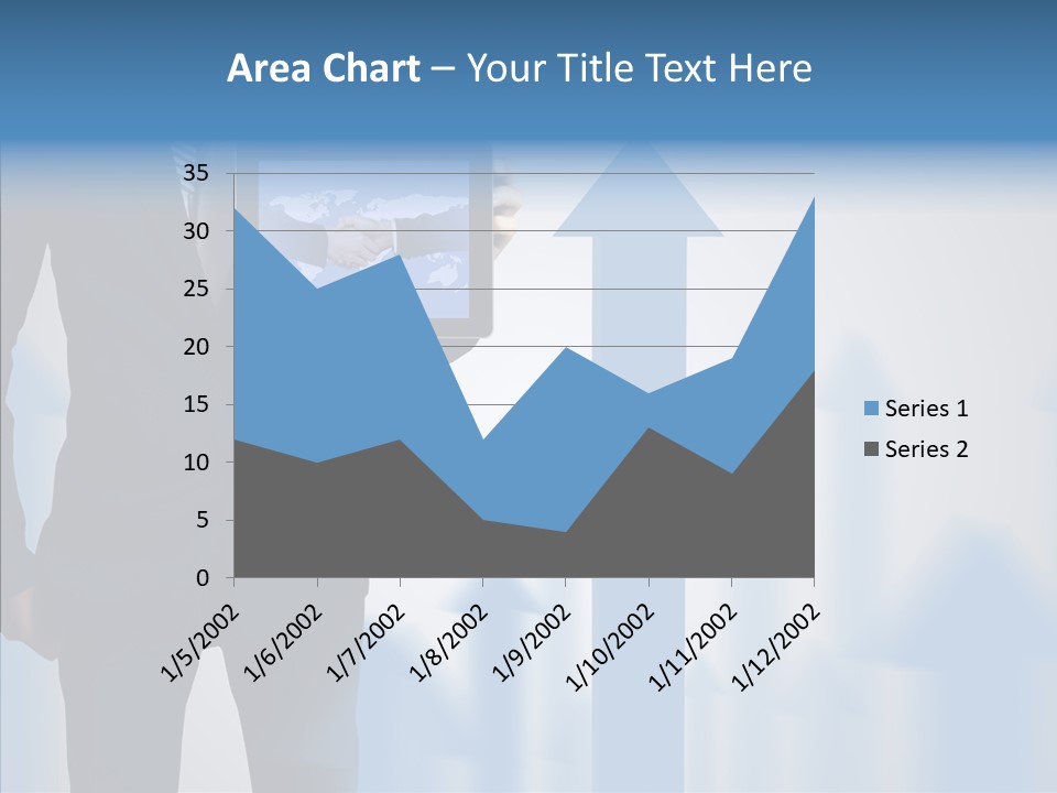 Laptop Computer Finger PowerPoint Template