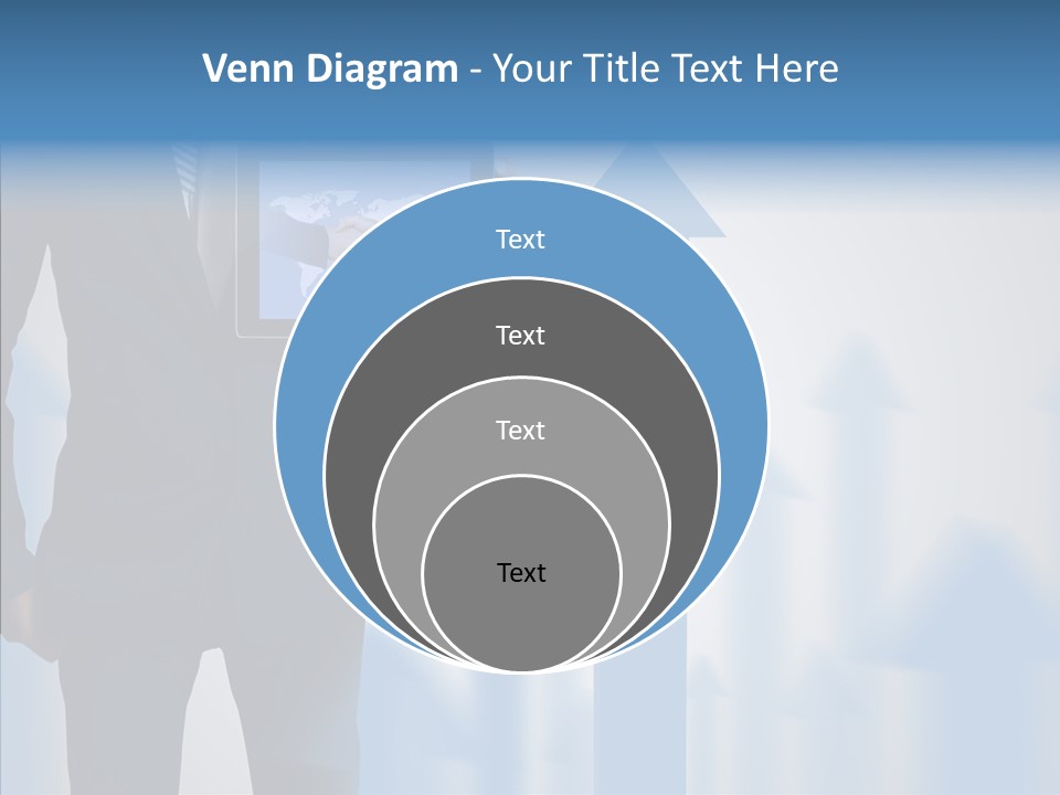 Laptop Computer Finger PowerPoint Template
