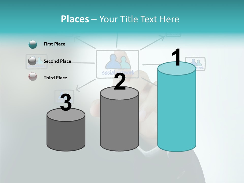 Diagram People United PowerPoint Template