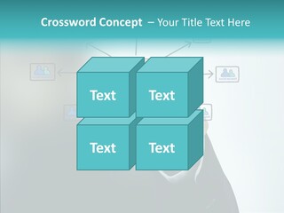 Diagram People United PowerPoint Template