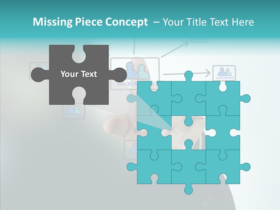 Diagram People United PowerPoint Template