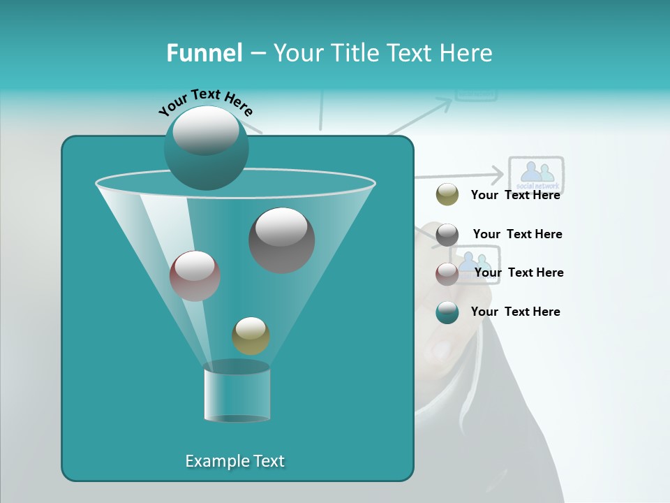 Diagram People United PowerPoint Template