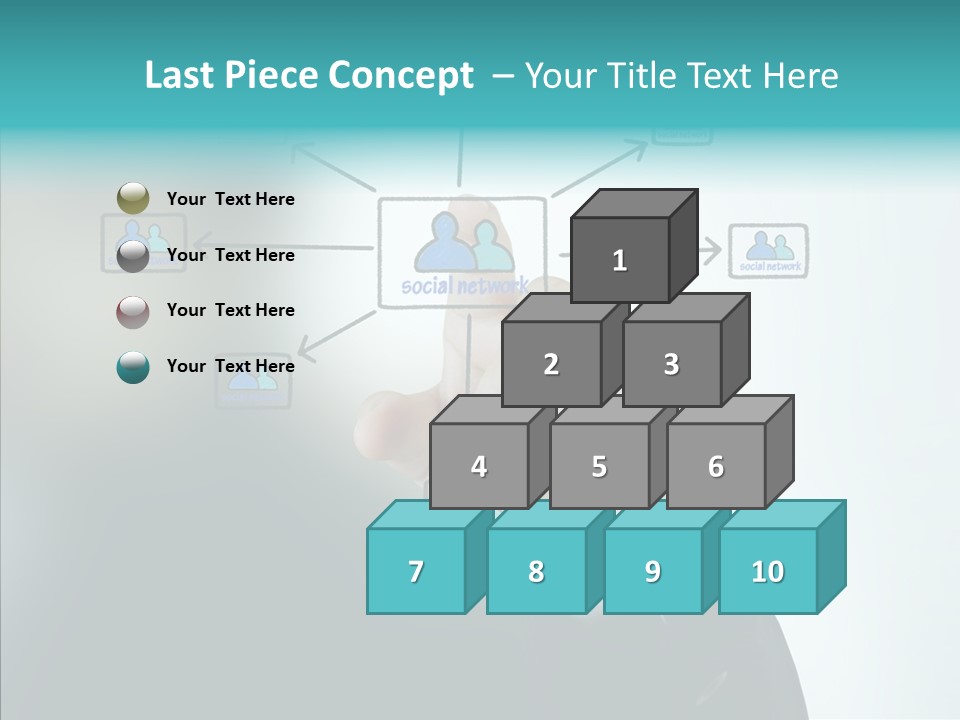 Diagram People United PowerPoint Template