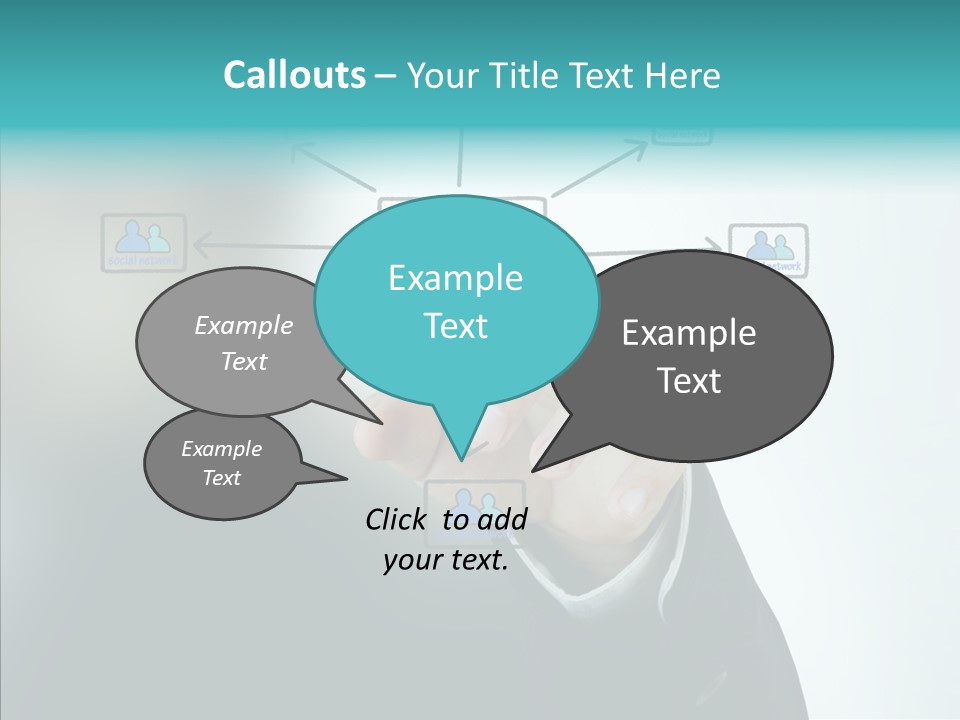 Diagram People United PowerPoint Template