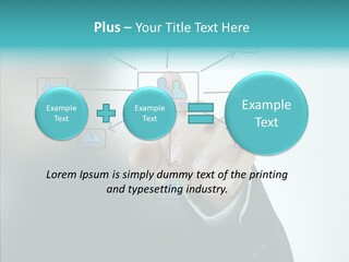 Diagram People United PowerPoint Template