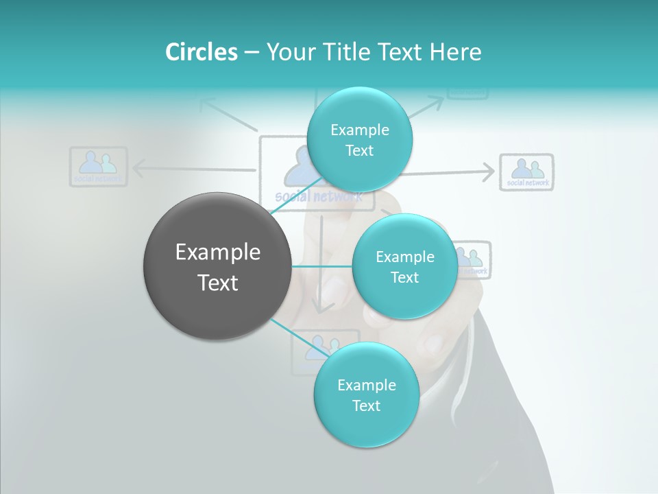 Diagram People United PowerPoint Template
