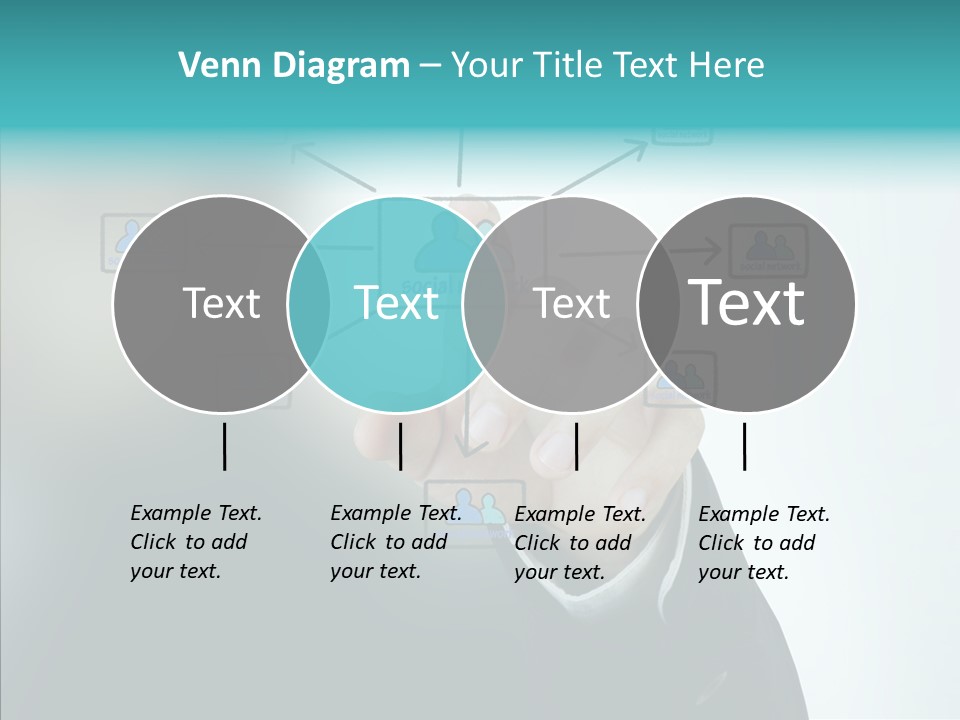 Diagram People United PowerPoint Template