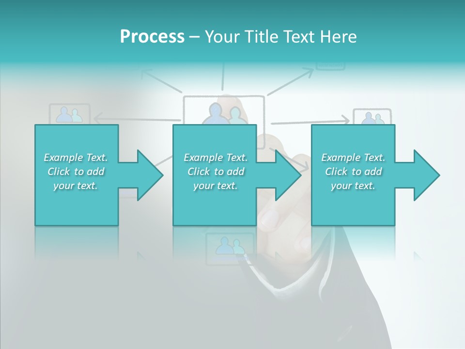 Diagram People United PowerPoint Template