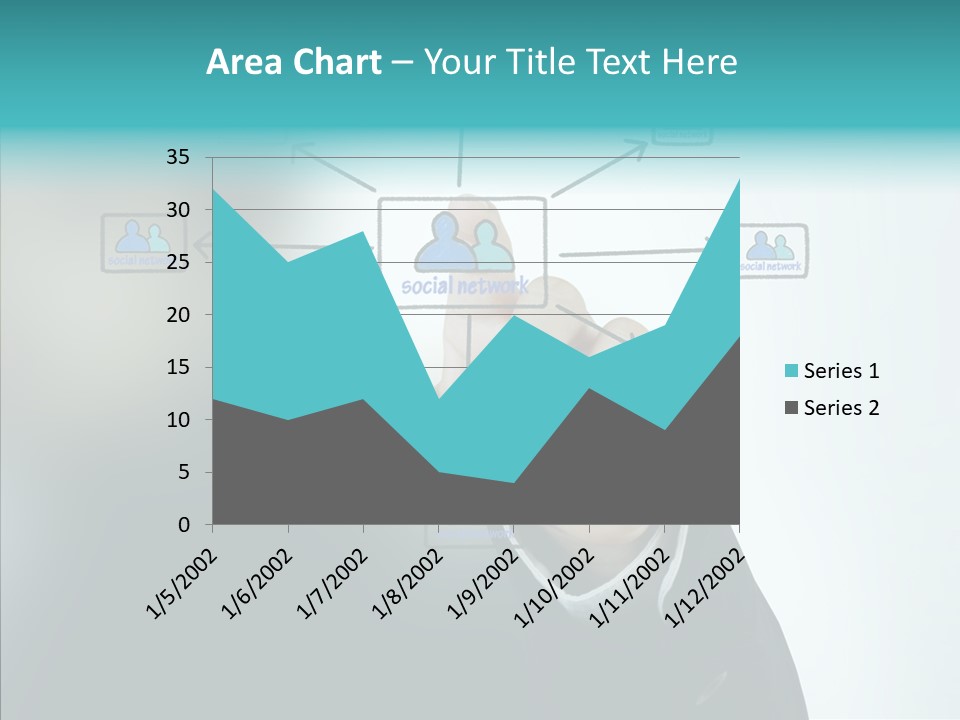 Diagram People United PowerPoint Template