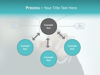 Diagram People United PowerPoint Template