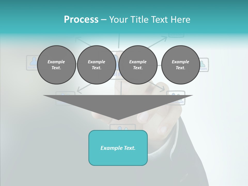 Diagram People United PowerPoint Template