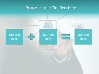 Diagram People United PowerPoint Template