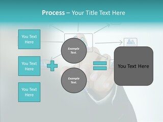 Diagram People United PowerPoint Template