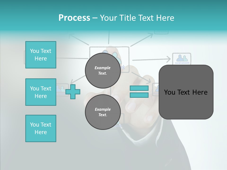 Diagram People United PowerPoint Template