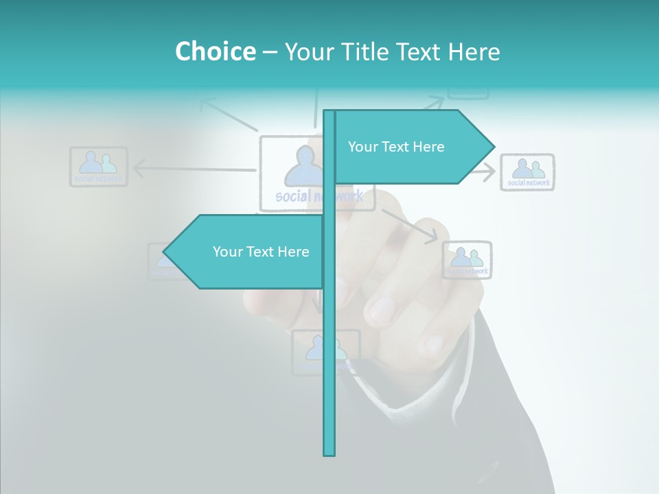 Diagram People United PowerPoint Template