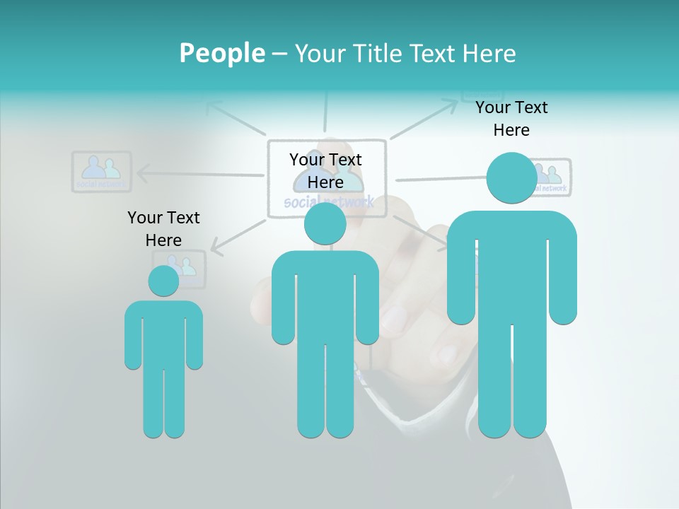 Diagram People United PowerPoint Template