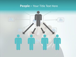 Diagram People United PowerPoint Template