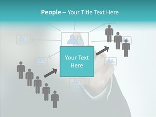 Diagram People United PowerPoint Template