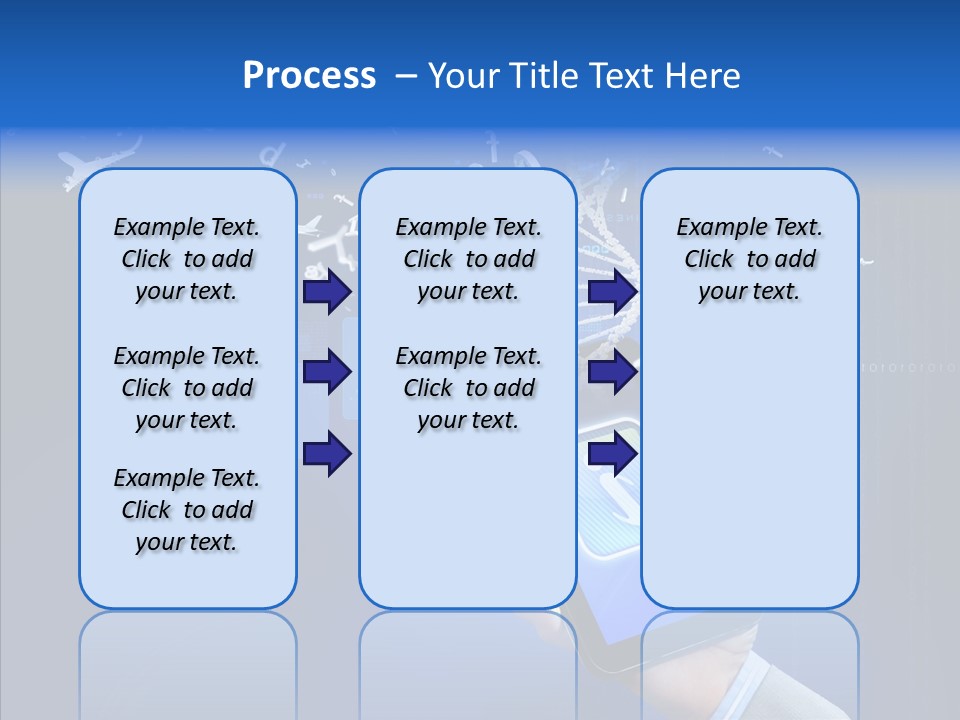 Hand Holding Monitor PowerPoint Template