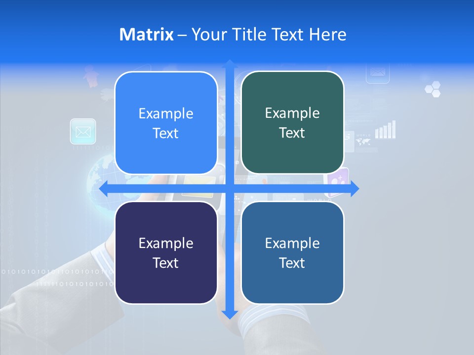 Touchscreen Email Wireless PowerPoint Template