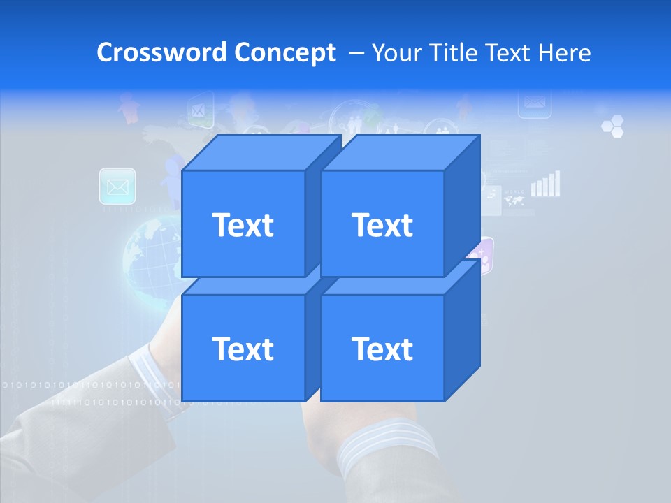 Touchscreen Email Wireless PowerPoint Template