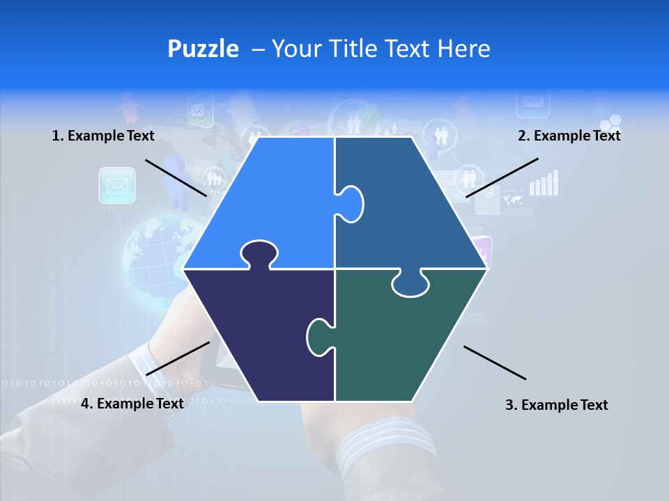 Touchscreen Email Wireless PowerPoint Template